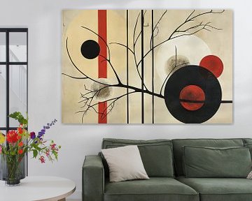 Op de natuur geïnspireerde abstractie van Poster Art Shop