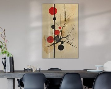 Op de natuur geïnspireerde abstractie van Poster Art Shop