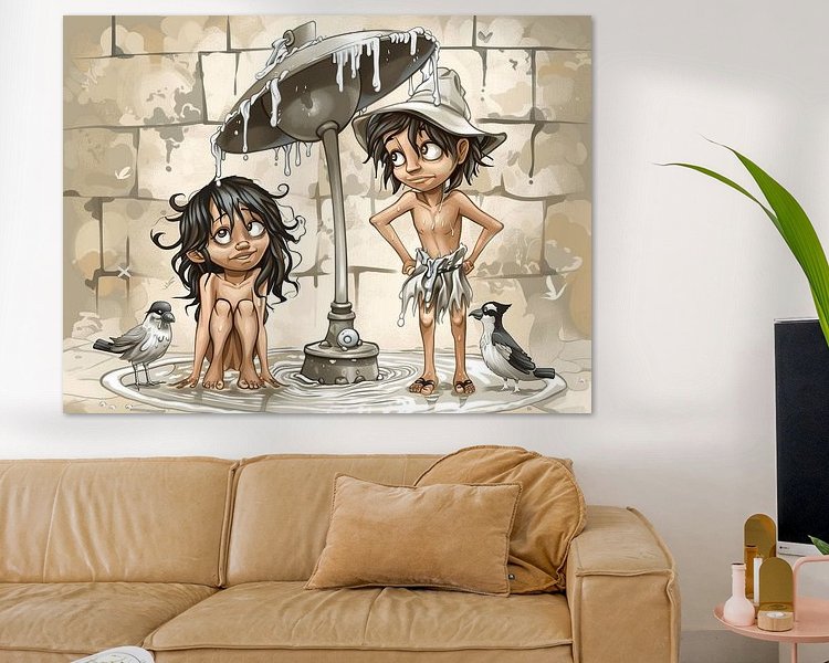 Example of the artwork in a room