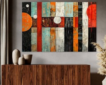 Kleurrijke geometrie van Poster Art Shop