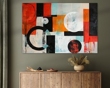 Kleurrijke geometrie van Poster Art Shop