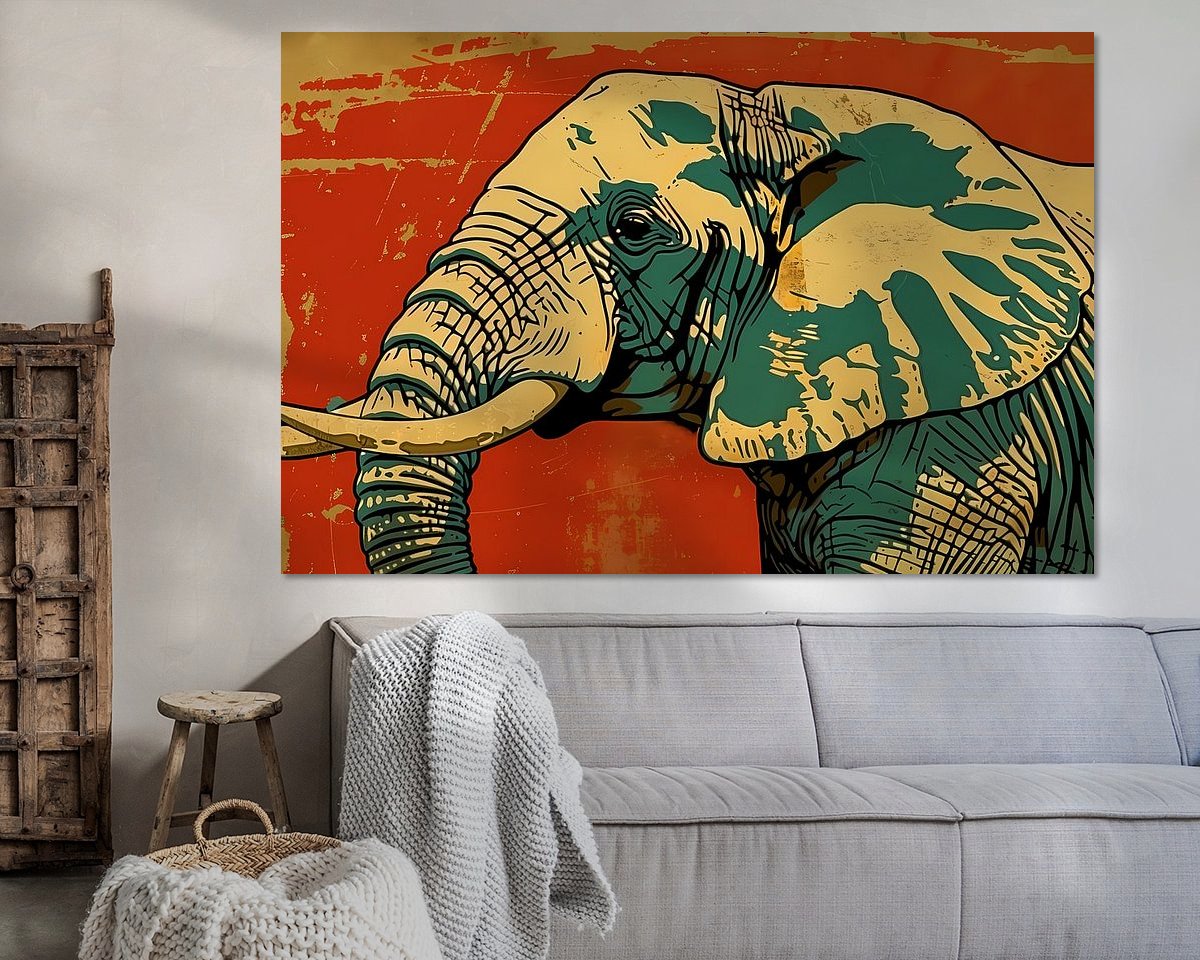 Example of the artwork in a room