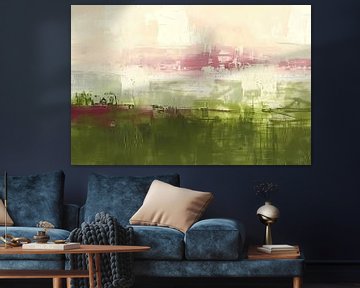 Abstrakte digitale Malerei einer Landschaft von Art & Soul Creations