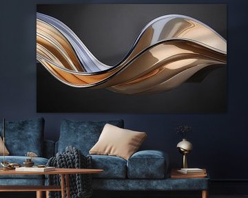 Glas Form mit Muster