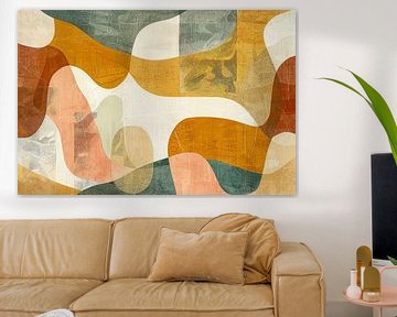 Natuurlijke harmonie - abstracte compositie van Poster Art Shop