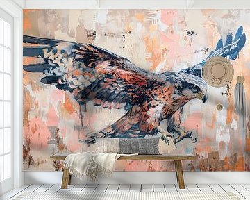 Schilderij Roofvogel Abstract