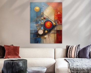 Abstract kleurenrijk Tonentango van Gisela- Art for You