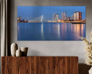 Rotterdam skyline panorama by Ilya Korzelius