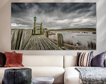 Old Port of Schokland, Flevoland, Holland by Fotografiecor .nl