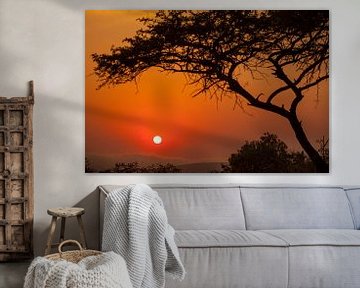 Prachtige zonsopkomst in Zuid-Afrika van Kim Paffen