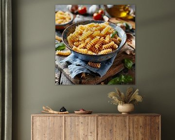 Fusilli pasta van Poster Art Shop