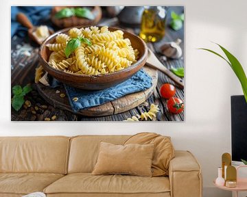 Foto's uit de keuken: Fusilli Pasta van Poster Art Shop