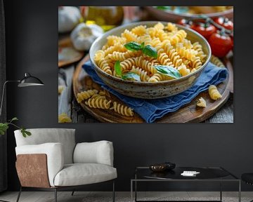 Foto's uit de keuken: Fusilli Pasta van Poster Art Shop