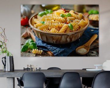 Foto's uit de keuken: Fusilli Pasta van Poster Art Shop