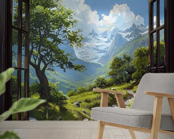 Example of the artwork in a room