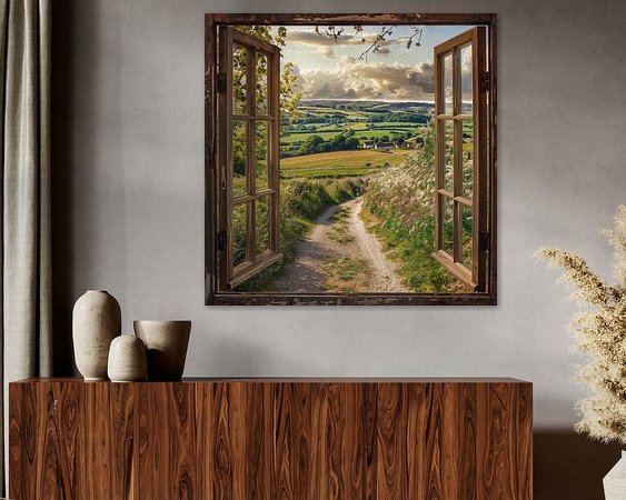 Example of the artwork in a room
