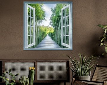 Forêt de bambous sur Poster Art Shop