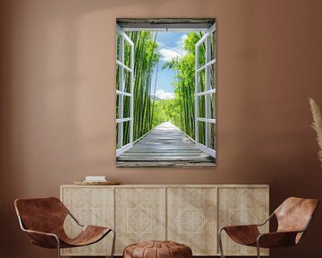 Forêt de bambous sur Poster Art Shop
