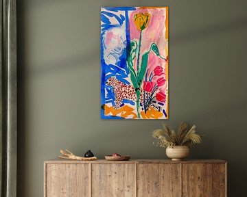 Tulpen en Luipaard in Bloei no.3 van ByNoukk