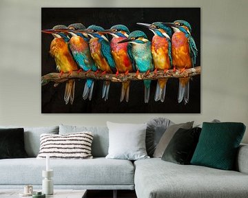 Gruppenfoto Eisvögel