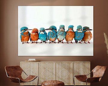 Gruppenfoto Eisvögel