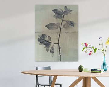 Stilleven van een plant in Japandi stijl van Japandi Art Studio