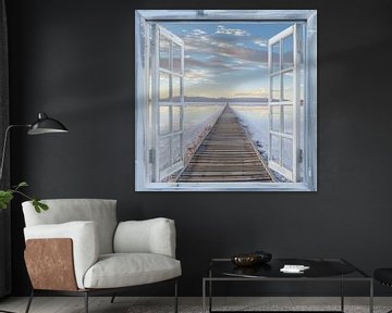 Offenes Fenster zur Weite von Poster Art Shop