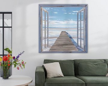 Offenes Fenster zur Weite von Poster Art Shop