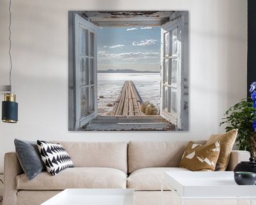 Offenes Fenster zur Weite von Poster Art Shop
