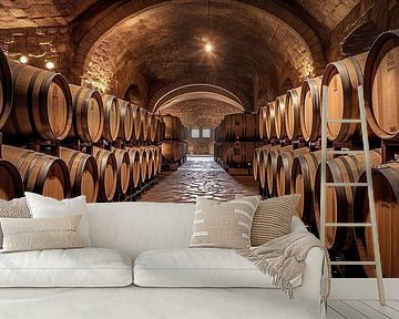 View of the wine cellar by Black Coffee