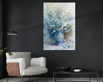 Bloemen op vaas van Imagine