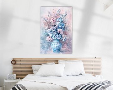 Bloemen op vaas van Imagine
