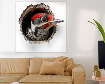 Specht uit de muur van TheXclusive Art