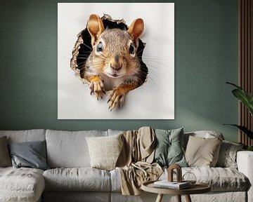 Aardeekhoorn uit de muur van TheXclusive Art