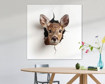 Hert uit de muur van TheXclusive Art