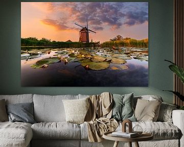 Point of view Rietveldse molen Hazerswoude-rijndijk van Björn van den Berg