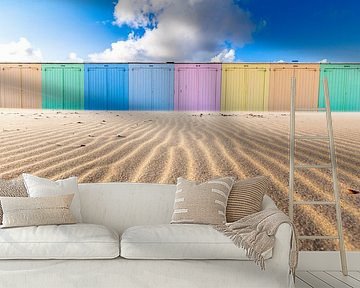 Domburgs bunte Strandhäuser von Danny Bastiaanse