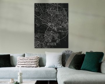 City map Arnhem - City - Dark variant - Map by Locus Studio