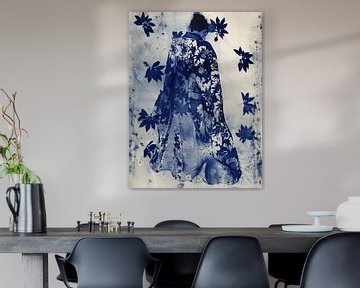 De blauwe kimono van Carla Van Iersel