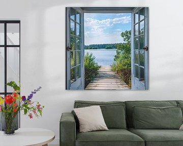 Window to seascape by Poster Art Shop