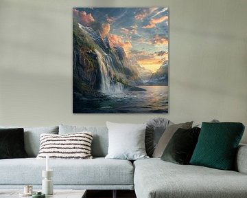 Perspective dramatique du paysage