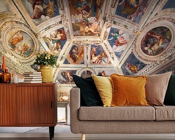 Beautiful Fresco in Abandoned Palace. by Roman Robroek - Photos of Abandoned Buildings