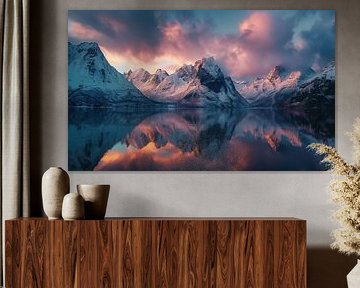 Cascades de lumière de la nature