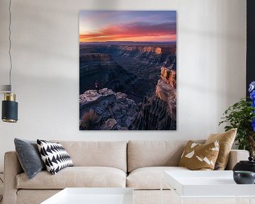 Un paysage inondé de lumière