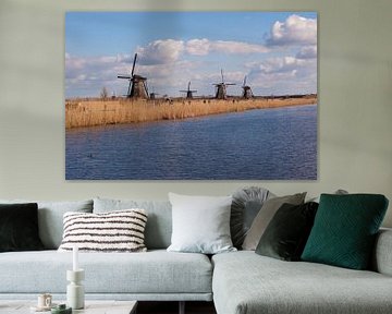 Holland Windmills van Brian Morgan