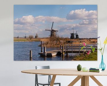 Windmill Landscape Kinderdijk