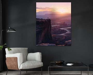 Gouden uur in de canyon