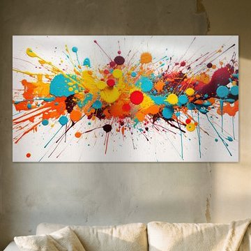 "Stralende openbaringen: Ontdek Kleur Splash Art"