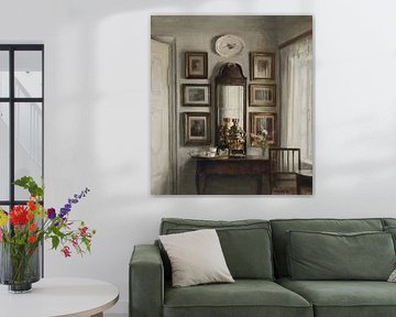 Still life of interior in oil by WEST EGG designs