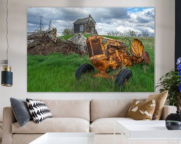 Oude boerderij in Canada van Co Bliekendaal
